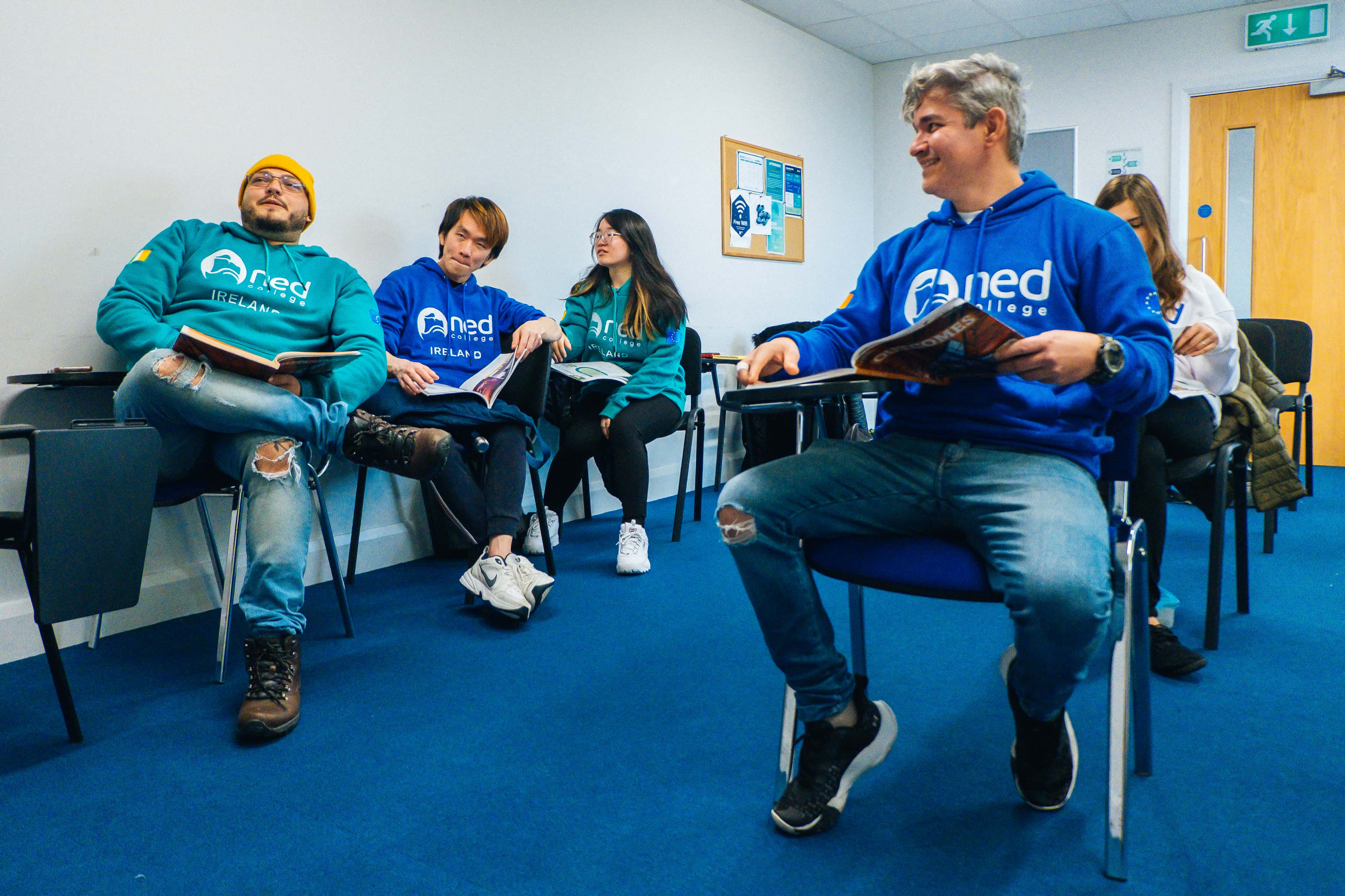 Free English classes at NED College